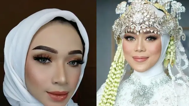 Viral Aksi Pria Tiru Makeup Nikahan Lesti Kejora, Hasilnya Bikin Netizen Minder
