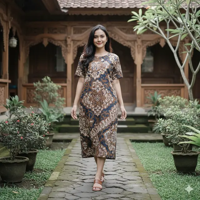 7 Model Daster dari Kain Jarik, Nyaman Dipakai dan Tetap Terlihat Anggun Sehari-hari