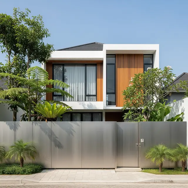 9 Inspirasi Pagar Rumah Anti Ular dari Bahan Stainless Steel, Aman dan Estetis