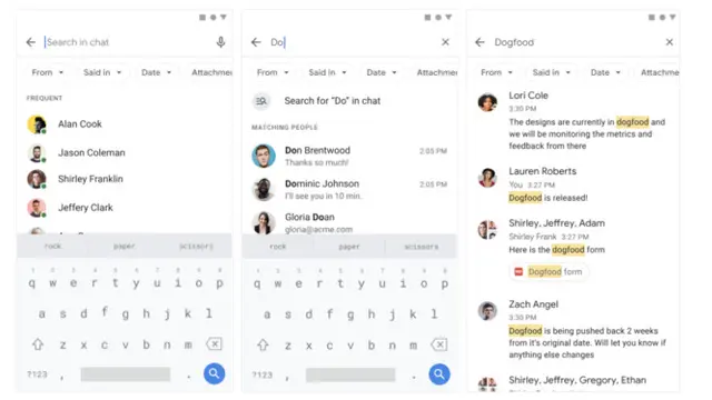 Tampilan Fitur Baru Google Chat