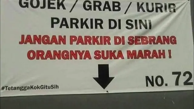 5 Potret Spanduk Nyeleneh Sindir Tetangga Ini Kocak