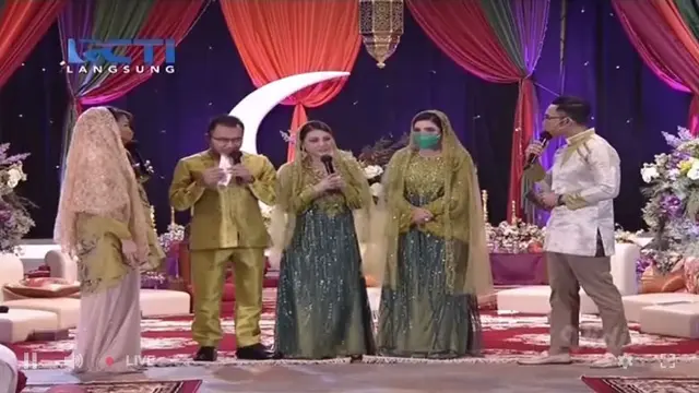 Pengajian Aurel Hermansyah (tangkapan layar: RCTI)