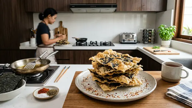 Nori Goreng Crispy (AI Generated)