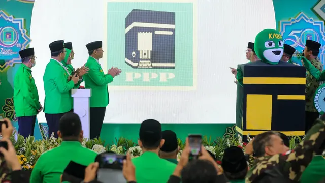 Partai Persatuan Pembangunan (PPP) menggelar acara tasyakuran Hari Lahir (Harlah) ke-50 di Kantor DPP PPP, Menteng, Jakarta Pusat.