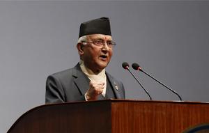 Khadga Prasad Sharma Oli menyatakan mundur sebagai PM Nepal (Al Jazeera)