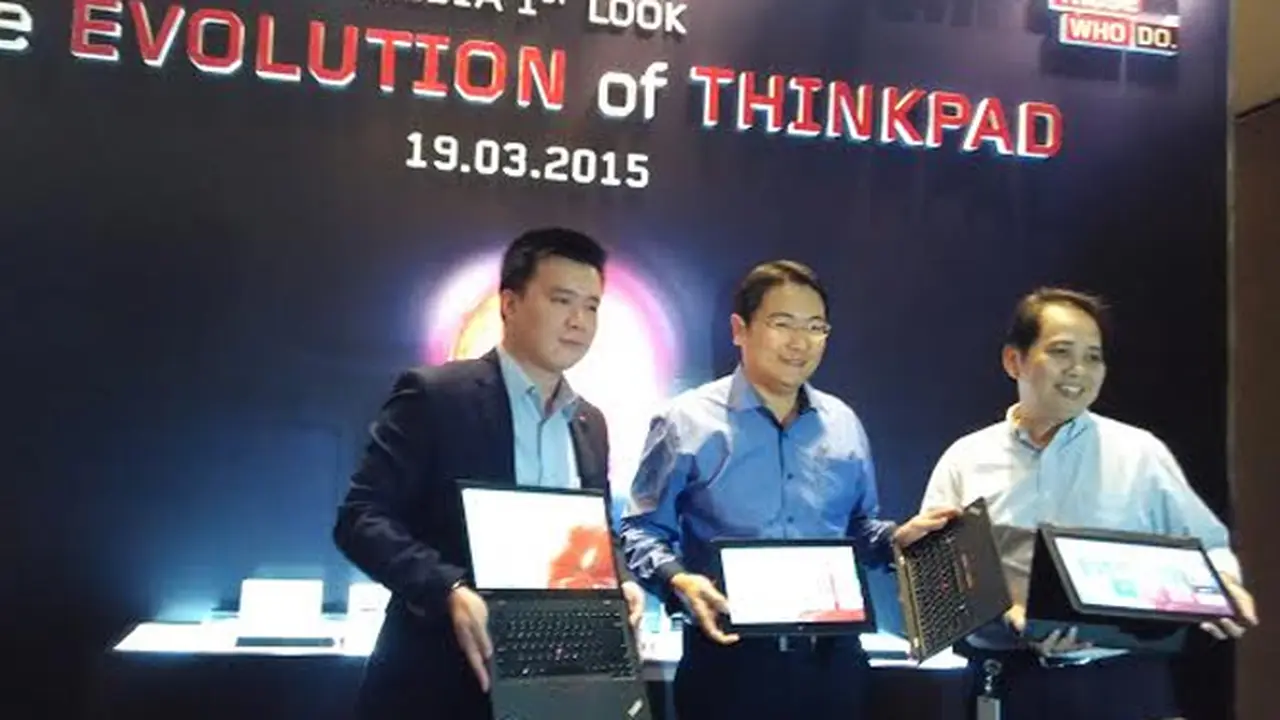 Lenovo Rilis 3 Notebook ThinkPad untuk Kalangan Pebisnis Tanah Ai