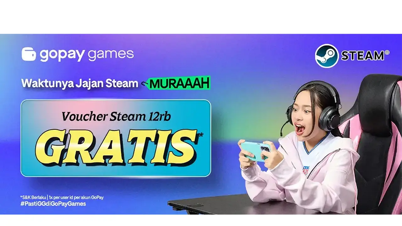 Beli Steam Wallet untuk Nabung Game Impian, Gampang Banget di GoPay Games