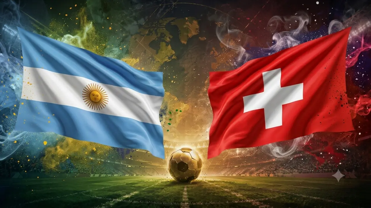 Ilustrasi Argentina Vs Swiss
