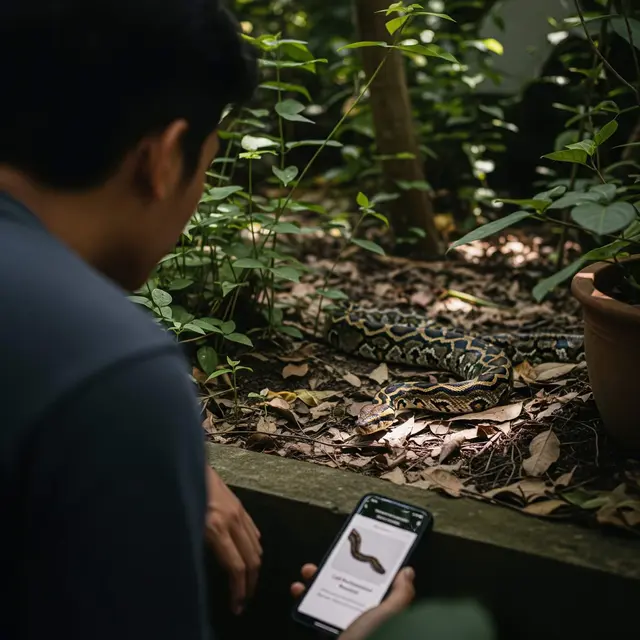 Apa yang Harus Dilakukan Jika Ada Ular Jarak 1 Meter