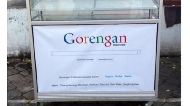 5 Spanduk Kocak Penjual Gorengan Ini Bikin Ketawa