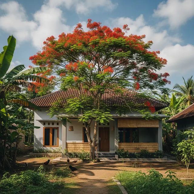 16 Jenis Pohon Hias Depan Rumah yang Bikin Suasana Seperti Vila di Kampung