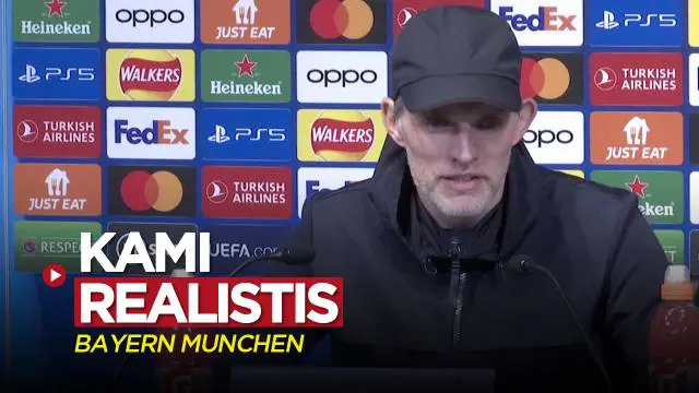 Berita video komentar Thomas Tuchel dalam konferensi pers setelah Bayern Munchen kalah 0-3 melawan Man City pada leg pertama perempat final Liga Champions 2022/2023, Rabu (12/4/2023) dini hari WIB.