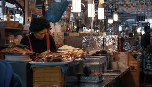 Ilustrasi Pasar Gwangjang, Seoul, Korea Selatan. (dok. Moujib Aghrout/Unsplash)