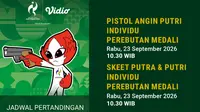 Jadwal Pertandingan Asian Games 2026 Menembak Putra &amp; Putri - Duel Perebutan Medali Emas di Vidio