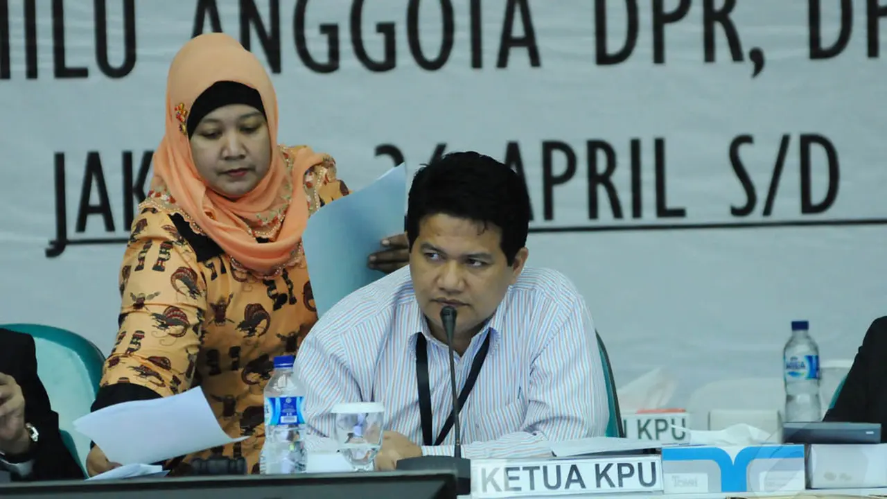 Suasana Rapat Pleno KPU di Hari Ketiga