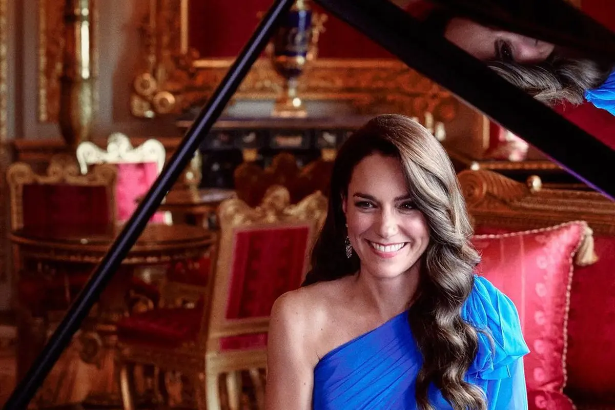 Kate Middleton main piano di Eurovision 2023. (Instagram/ princeandprincessofwales)