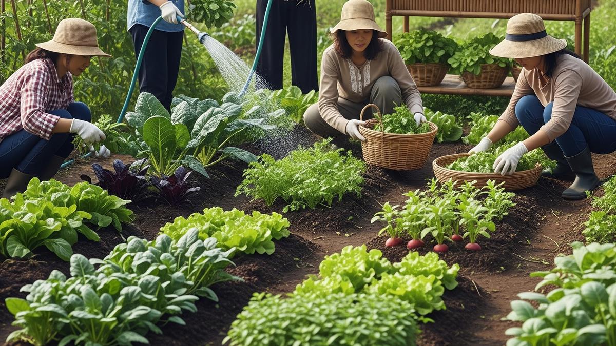 7 Contoh Kebun Sayur Sederhana yang Bisa Dijual oleh Ibu-Ibu untuk Tambahan Penghasilan