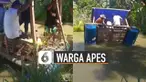 Nasib apes dialami oleh beberapa warga yang sedang berlayar menggunakan kapal buatan sendiri.