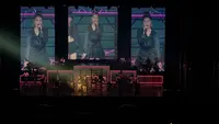Konser IU "Love Poem" di Jakarta. (Ratnaning Asih/ Liputan6.com)
