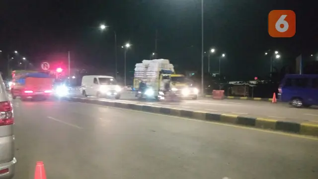 Exit tol Bocimi sesi 3 (Tol Parungkuda) Kabupaten Sukabumi. (Liputan6.com/Fira Syahrin).
