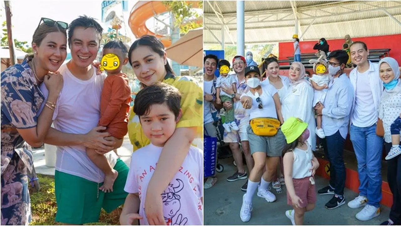 8 Potret Tamu Artis di Pesta Ulang Tahun Kiano Anak Baim Wong di Ancol