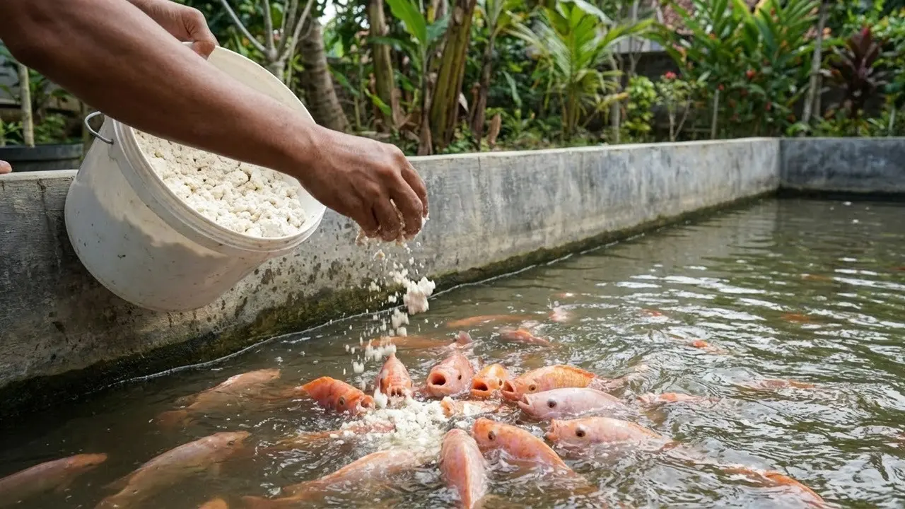 Cara Membuat Pakan Ikan Ternak dari Ampas Tahu