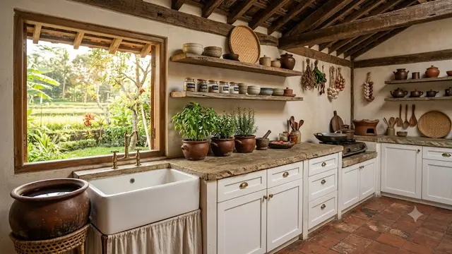 Inspirasi Dapur Bernuansa Terracotta yang Hangat