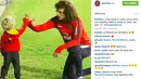 Bek Tangguh PSG, David Luiz sering memposting kegiatan dirinya lewat Instagram, David memiliki 11 juta Followers di Instagram. (Photo/Instagram)