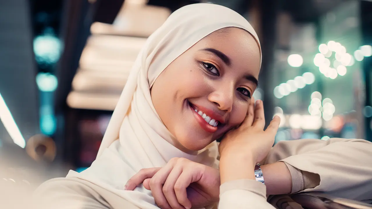 Ilustrasi perempuan muslim