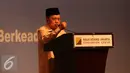 Wapres Jusuf Kalla memberikan pemaparan saat Dialog Ekonomi Dunia Usaha Indonesia, Jakarta, Selasa (28/6). Pengesahan kebijakan tax amnesty merupakan bukti pemerintah berhasil melakukan reformasi di sektor perpajakan (Liputan6.com/Angga Yuniar)