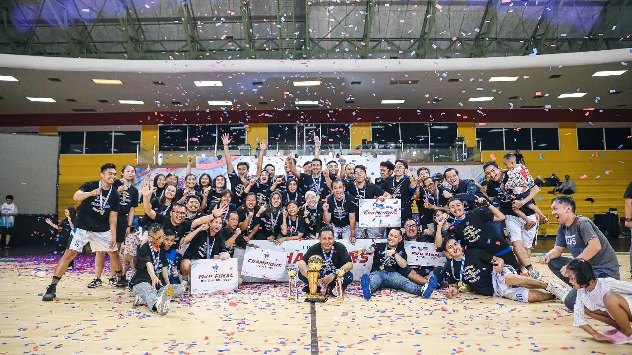 Sejarah Tercipta! Tim Basket Putra & Putri BRI Juara di Liga Jasa Keuangan 2023