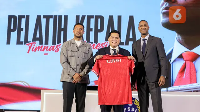 Foto: Patrick Kluivert Resmi Dikenalkan PSSI Jadi Pelatih Baru Timnas Indonesia