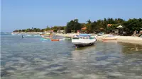 Suasana Perahu Nelayan di Perairan Pulau Putri (Liputan6.com/Mohamad Fahrul)