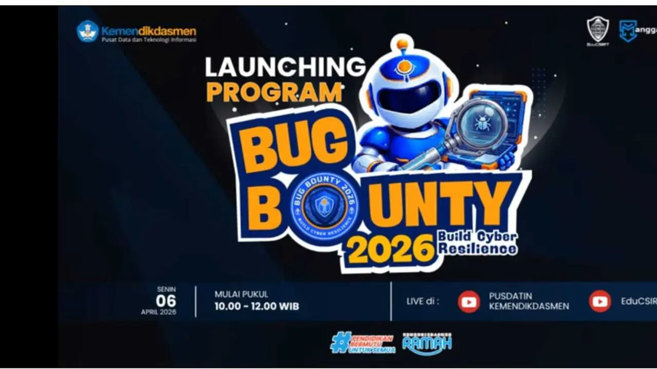 Anugerah Bug Bounty. Credit: Kemendikdasmen