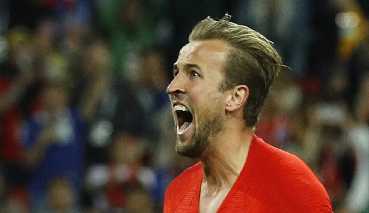 1. Harry Kane (Inggris) - 6 Gol. (AP/Victor R. Caivano)