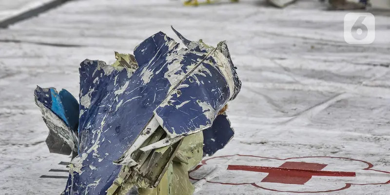Kondisi Serpihan Pesawat Sriwijaya Air SJ-182 yang Ditemukan Tim SAR