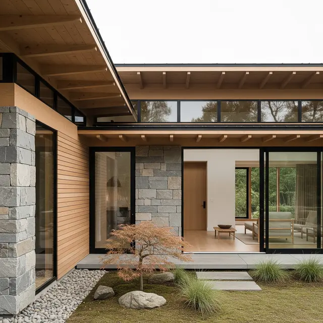 Gambar Rumah Minimalis Modern Gaya Japandi