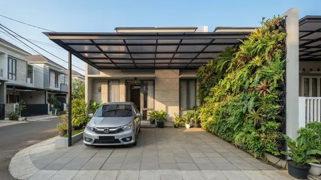 Model Carport untuk Rumah Lebar 5 Meter