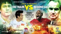  Vietnam vs Indonesia (Liputan6.com/Abdillah)