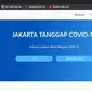 Situs pemantauan virus corona corona.jakarta.go.id