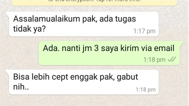 5 Chat Minta Tugas Ini Bikin Geleng Kepala Sekaligus Geregetan