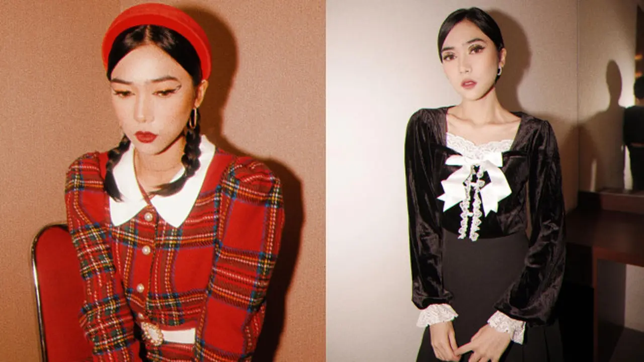 Gaya Busana Retro Isyana Sarasvati, Tampil Stylish