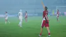 Pemain Timnas Indonesia Putri, Isa Warps, melakukan selebrasi setelah mencetak gol ke gawang Kirgistan pada laga Grup D Kualifikasi Piala Asia Putri 2026 di Stadion Indomilk Arena, Tangerang, Minggu (29/6/2025). (Bola.com/M Iqbal Ichsan)