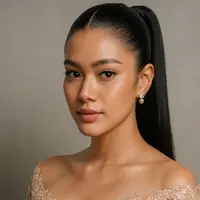 7 Model Rambut Ponytail Modern untuk Kondangan, Simpel tapi Elegan (sumber:AI)