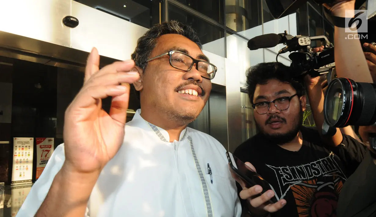 Mantan Wakil Ketua Banggar DPR Jazilul Fawaid usai menjalani pemeriksaan di Gedung KPK, Jakarta, Rabu (13/2). Jazilul diminta keterangan terkait pengetahuannya tentang proses anggaran. (Merdeka.com/DwiNarwoko)