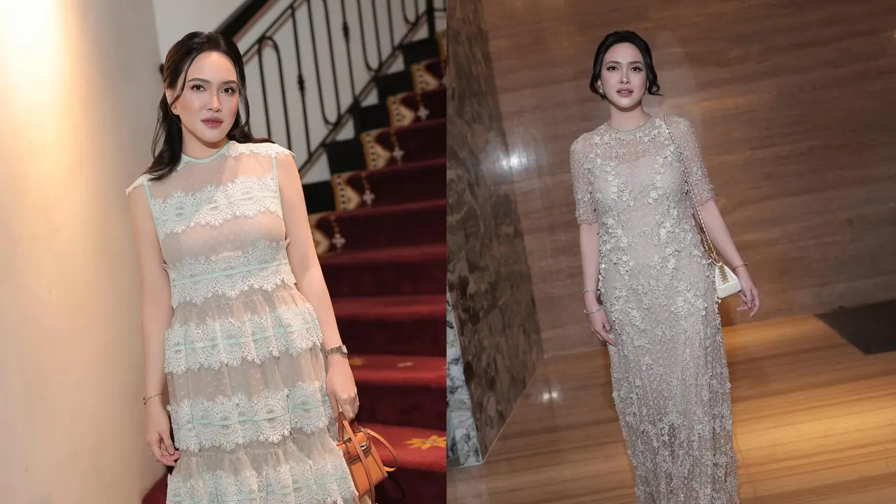 Inspirasi Dress Natal ala Shandy Aulia