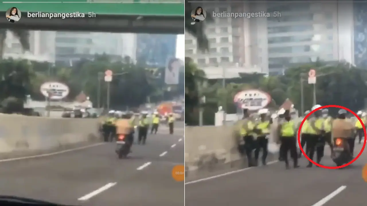 Dikira Bakal Kena Tilang, Pengemudi Motor Dianggap Nge-cheat