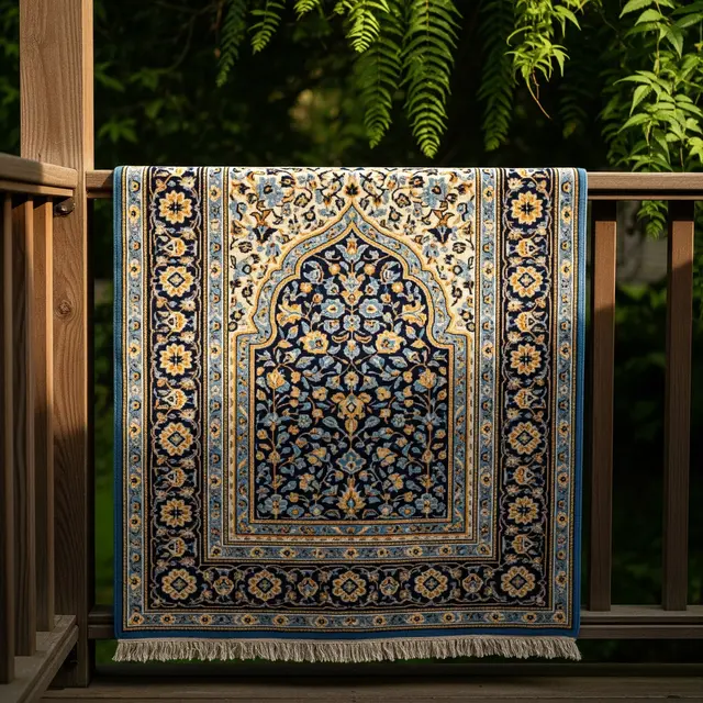 Menghilangkan Bau Apek pada Sajadah (Image by Gemini AI)