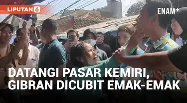 Gibran Borong Es Doger dan Cincau di Pasar Kemiri