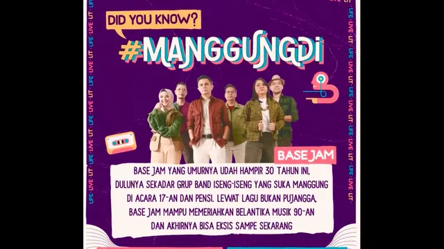 Base Jam Ramaikan Acara ManggungDi Festival. (instagram.com/manggungdi)
